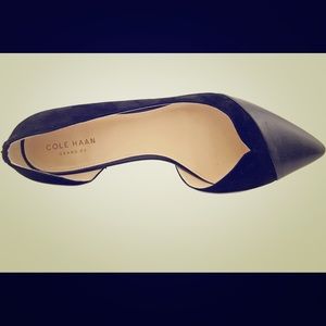 Cole Hana Black Josette Skimmer II flat size 6.5 B